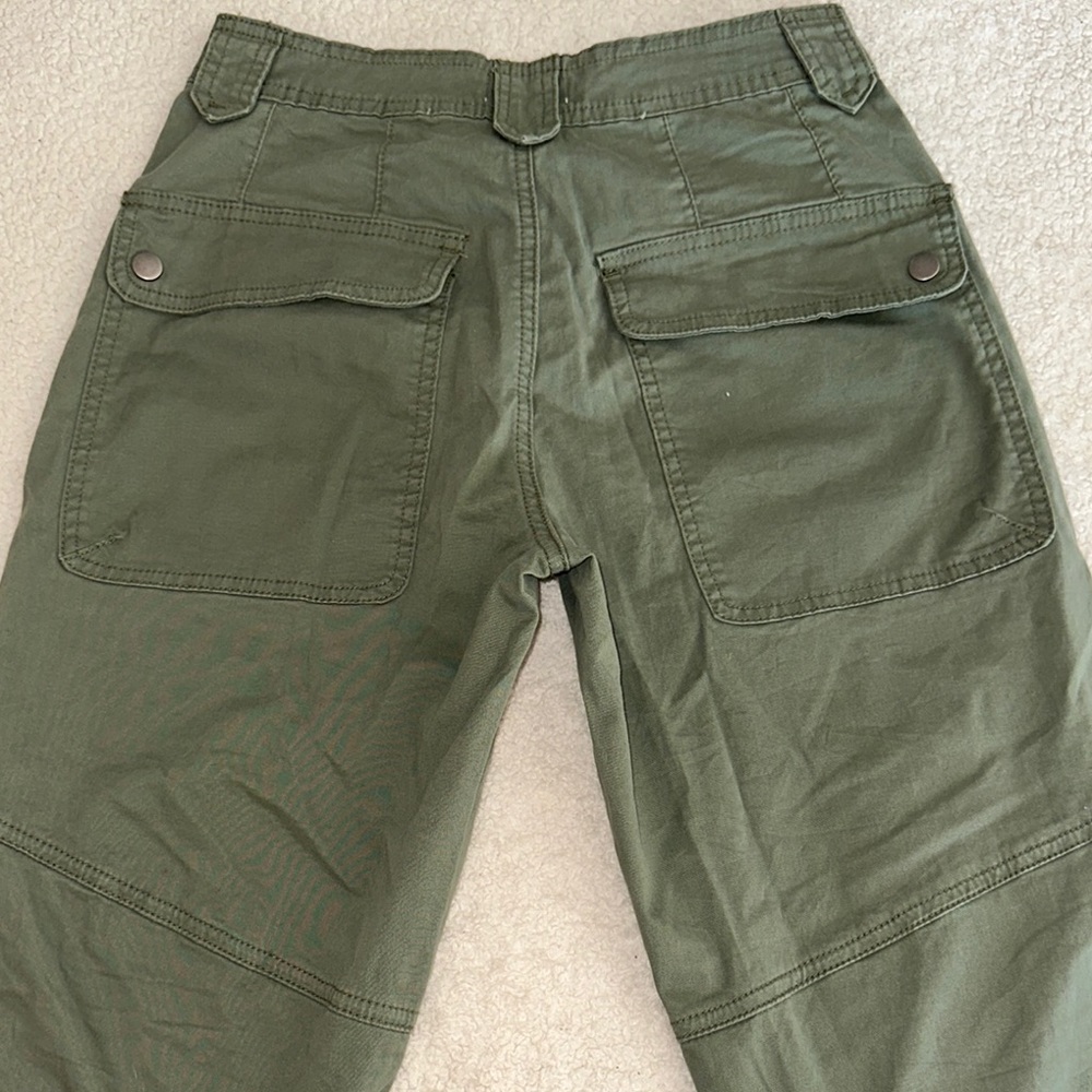 Madras Stylish Olive Green Cargo Pants/ Guess top - Picture 7 of 10